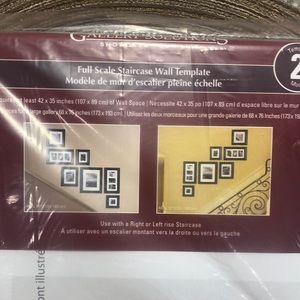 Full Scale Staircase Wall Template
